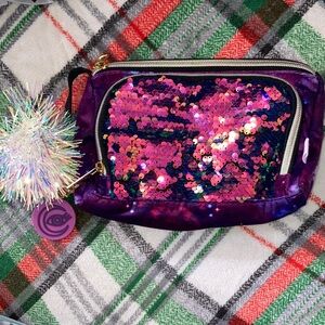 Sequin Purple Purse